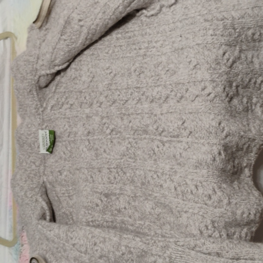 (D-4) Shannon Woolen Mills Super Soft Merino Ireland Full Zip Up Sweater Jacket - Picture 9 of 9